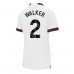 Tanie Strój piłkarski Manchester City Kyle Walker #2 Koszulka Wyjazdowej dla damskie 2023-24 Krótkie Rękawy